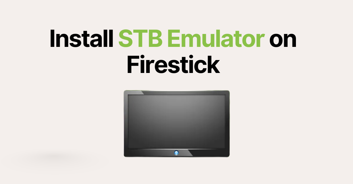 Install STB Emulator on Firestick